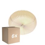 Confezione Multipack 6x Nordlux Belloy Parete e Luce da soffitto 40 Carta/Acciaio Bianca | Adatto per 1x E27